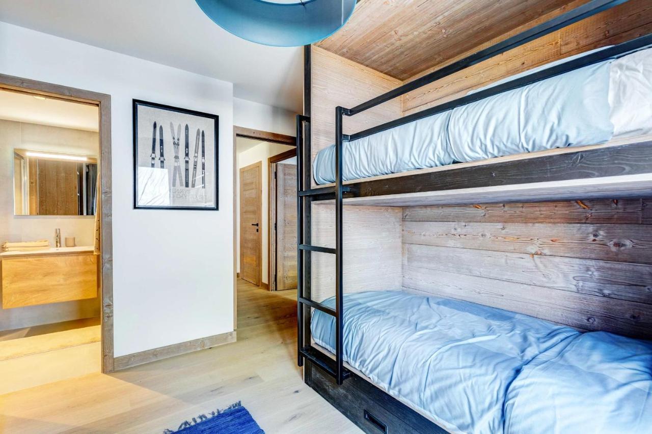 4-Room Apartment With Garden, Gym And Shared Spa Megeve Exterior photo
