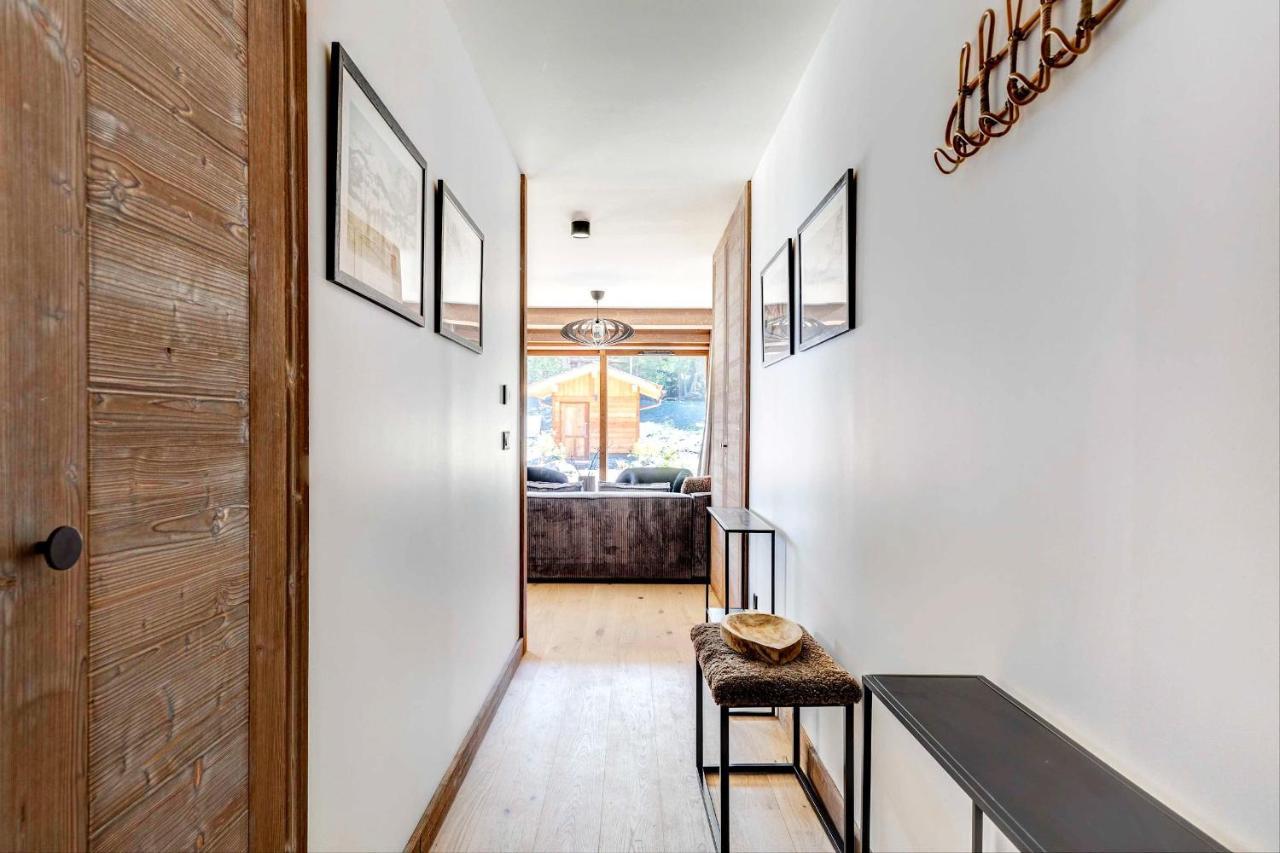 4-Room Apartment With Garden, Gym And Shared Spa Megeve Exterior photo