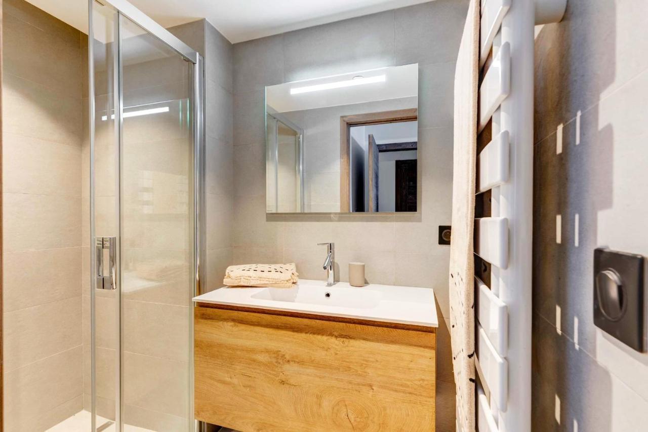 4-Room Apartment With Garden, Gym And Shared Spa Megeve Exterior photo