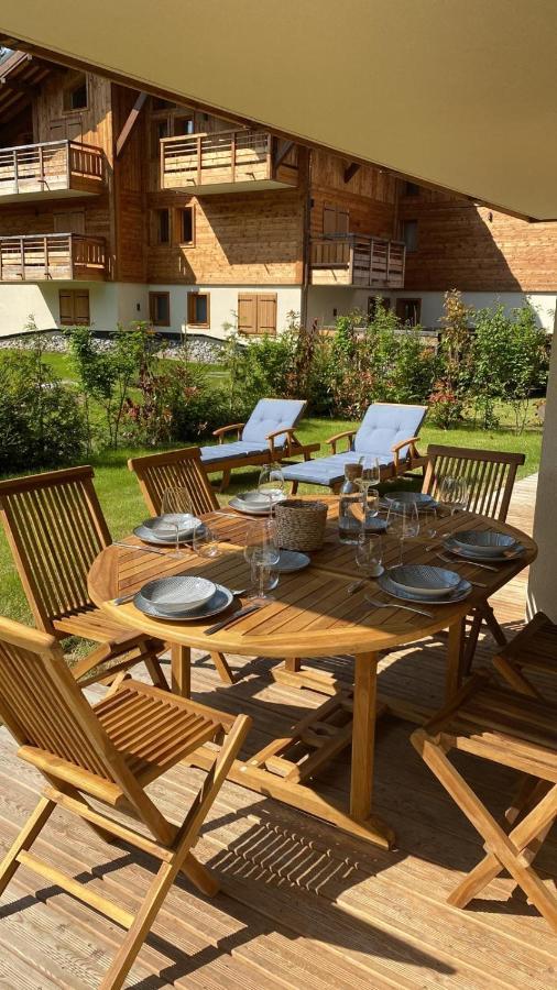 4-Room Apartment With Garden, Gym And Shared Spa Megeve Exterior photo