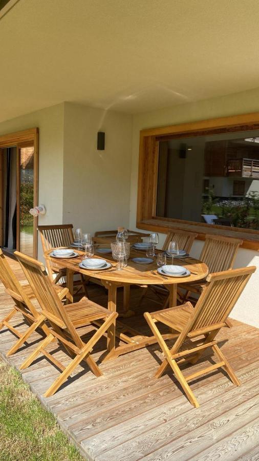 4-Room Apartment With Garden, Gym And Shared Spa Megeve Exterior photo